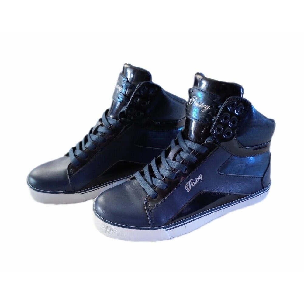 Pastry Sweet Crime Navy Blue Hip Hop High Top Dance Shoes sz 6.5 M Womens